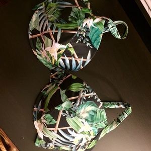 Tropical Print Bikini - 34H